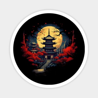 Japanese Shinto Shrine Pagoda Magnet